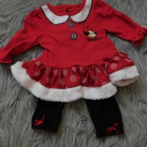Minnie Mouse Christmas Outfit